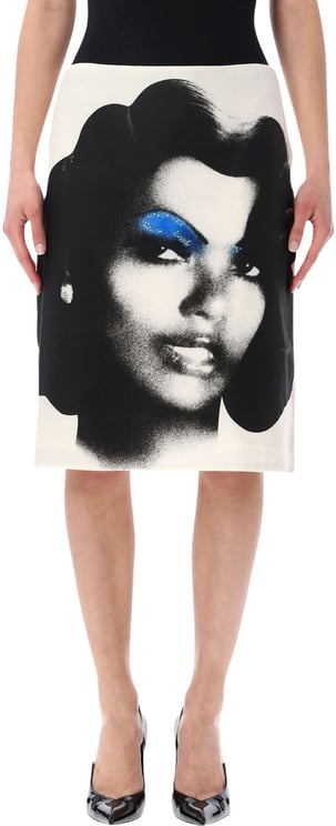 Versace Skirt Face + Embrodery Multi Colour