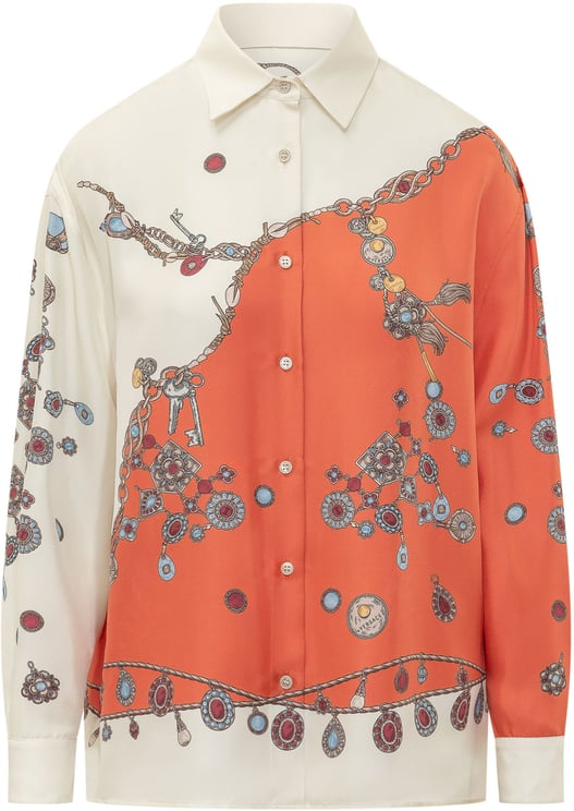 Versace Camicia con Stampa Gioiello