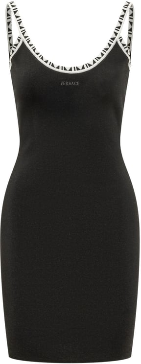 Versace Mini Abito con Spalline Decorate