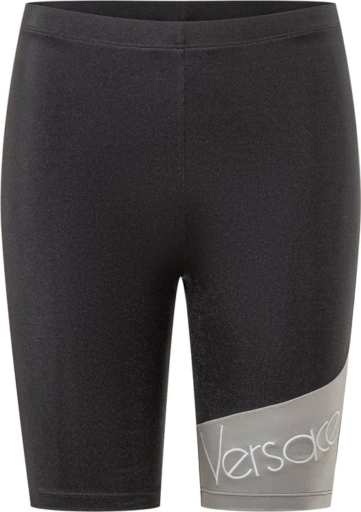 Versace Shorts Biker con Motivo Diagonale