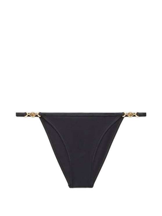 Versace Low-Rise Minimalist Swim Slip With Gold Accents