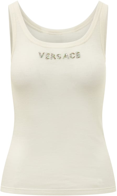 Versace Tank Top con Logo