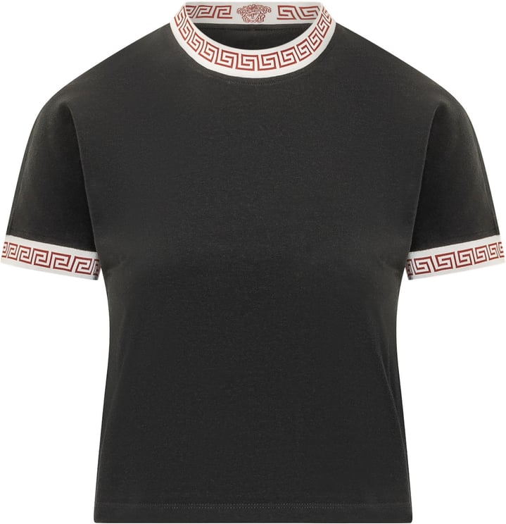 Versace T-shirt con Motivo Greca