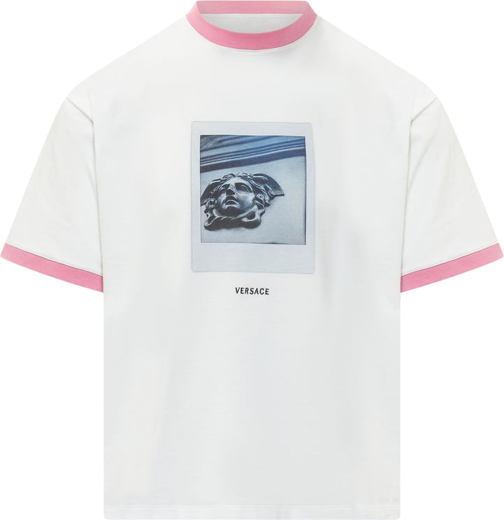 Versace T-shirt con Stampa Fotografica
