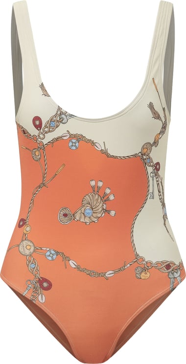 Versace Costume Intero con Stampa Gioiello