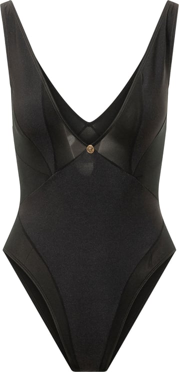 Versace Costume Intero con Inserti Trasparenti