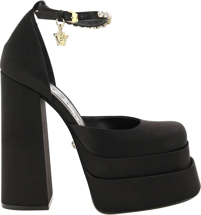 Versace Versace Silk Satin Platform Pumps