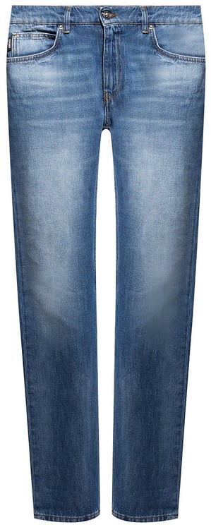 Versace Versace Cotton Logo Denim Jeans