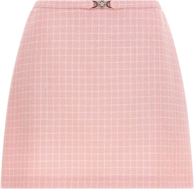 Versace Versace Multicolor Virgin Wool Long Skirt