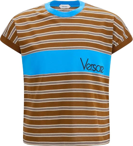 Versace Versace Brown Cotton T-Shirt