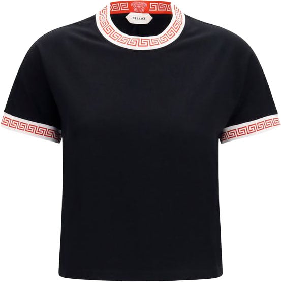 Versace Versace Black Cotton T-Shirt