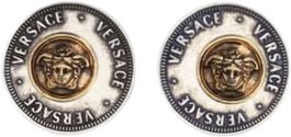 Versace Versace Gray Brass Earrings