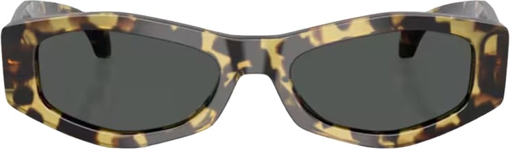 Versace 0Ve4487U Signature Three-Dimensional Geometric Havana Sunglasses