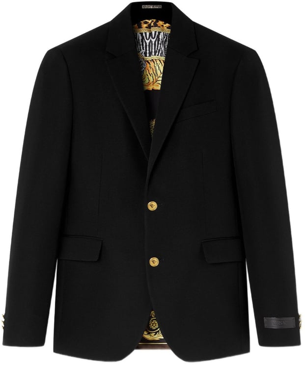 Versace Tailored Black Wool Jacket