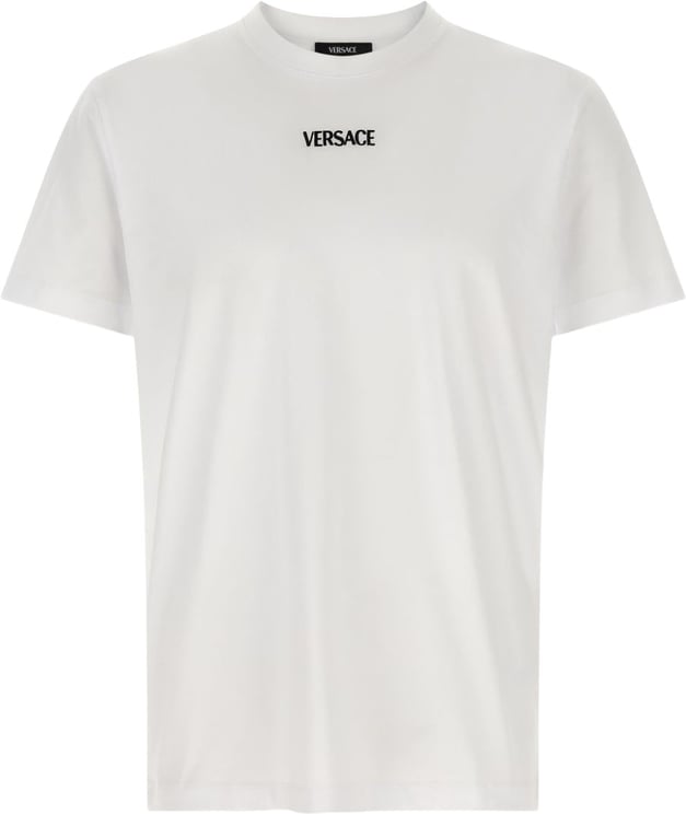 Versace Short-Sleeved Silk And Nylon Blend T-Shirt