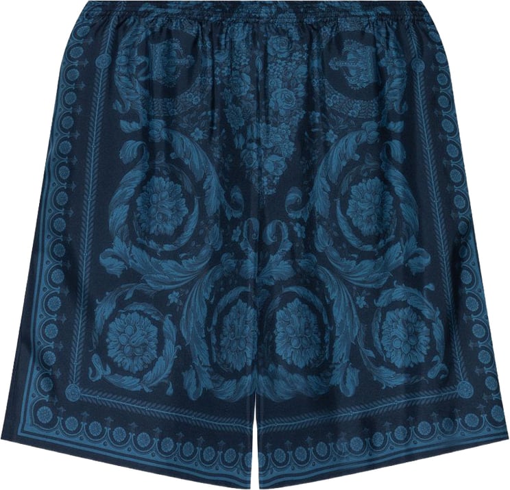 Versace Relaxed Baroque Patterned Silk-Nylon Shorts