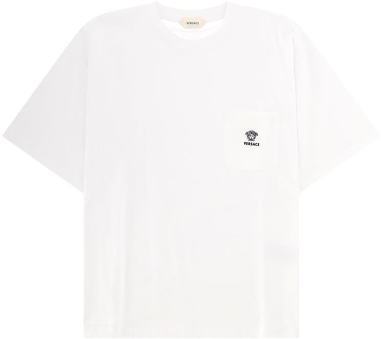Versace T-SHIRT CON TASCHINO E LOGO