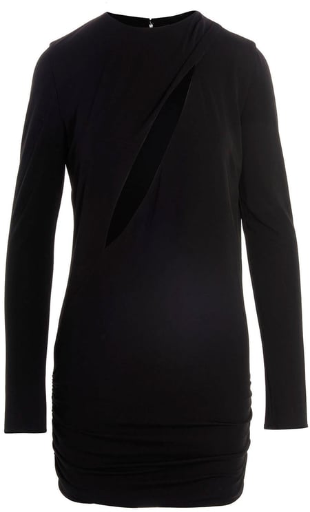 Versace Versace Black Viscose Short Dress