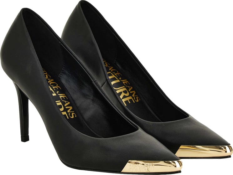 Versace High Heel Shoes Black