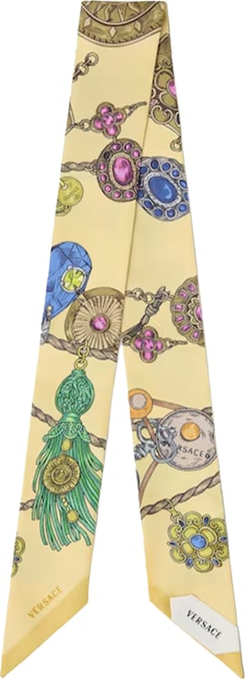 Versace Foulard Bandeau con Stampa Gioiello