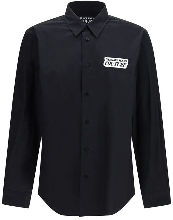 Versace Jeans Couture Versace Jeans Black Cotton Dress Shirt