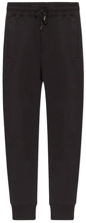 Versace Jeans Couture Versace Jeans Black Cotton Joggers (Workout Pants)