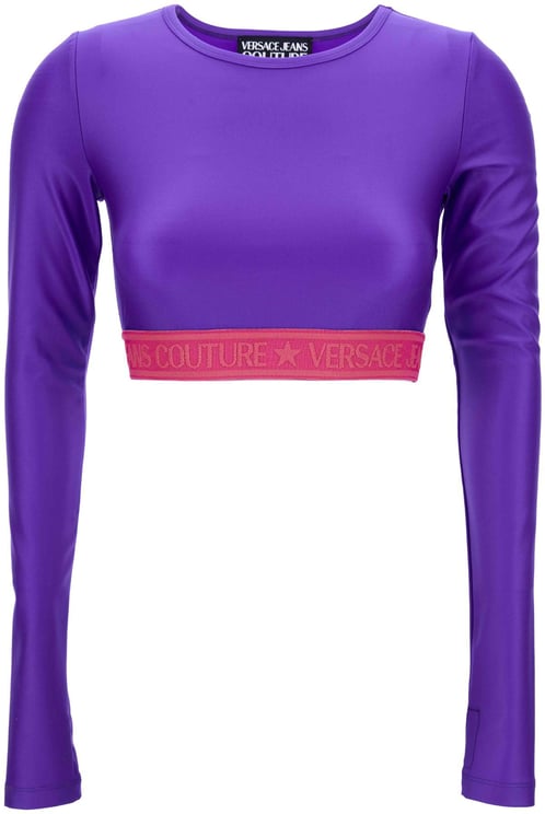 Versace Jeans Couture T-Shirts And Polos Purple