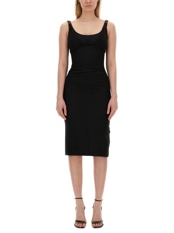 Versace Jeans Couture Dress With Buckles