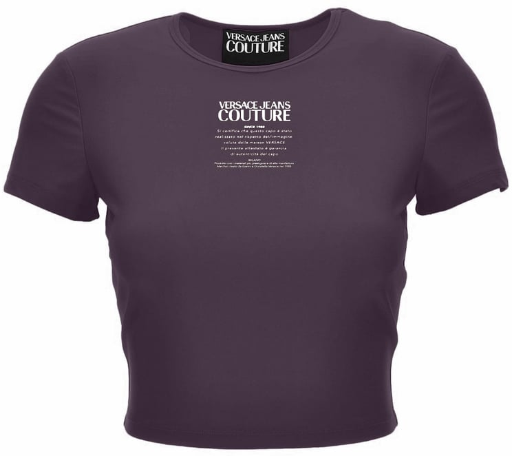 Versace Jeans Couture T-Shirts And Polos Purple