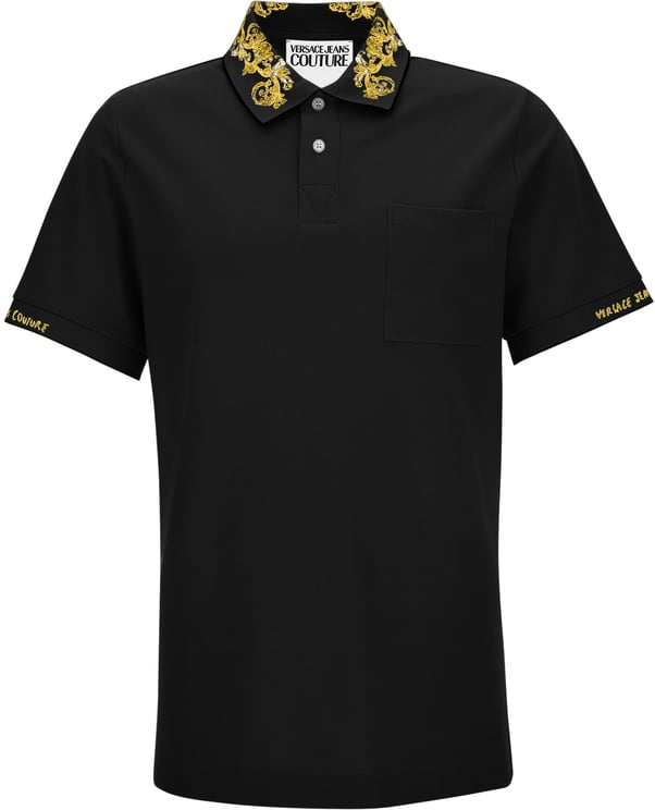 Versace Jeans Couture T-Shirts And Polos Black