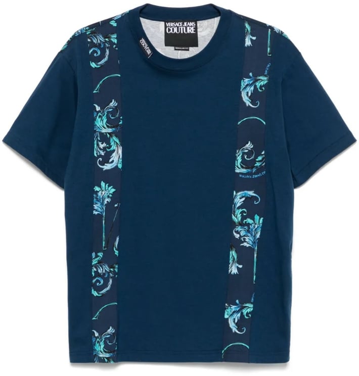 Versace Jeans Couture T-Shirts And Polos Blue