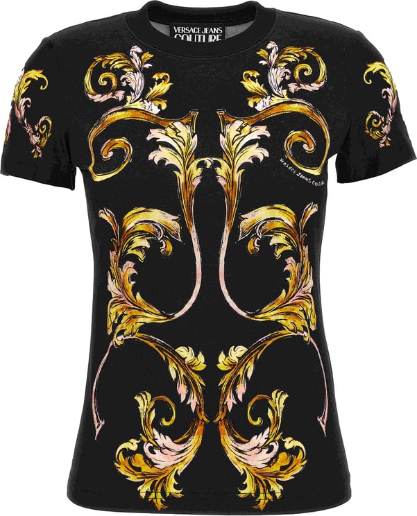 Versace Jeans Couture T-Shirts And Polos Black