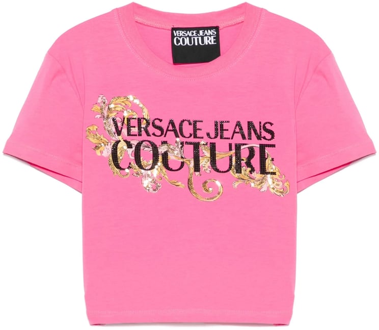 Versace Jeans Couture T-Shirts And Polos Pink