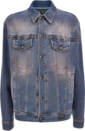 Versace Jeans Couture Coats Blue