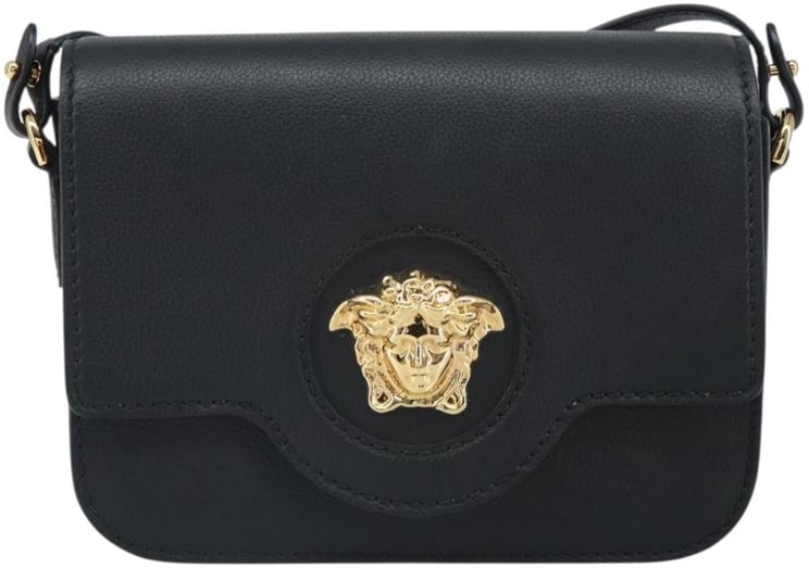 Versace Versace La Medusa Flap Shoulder Bag Leather Small