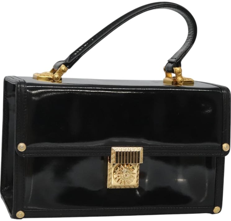 Versace Versace Vintage Box Handle Bag Patent Small