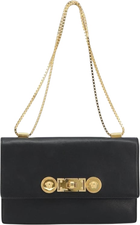 Versace Versace Medusa Flap Chain Bag Leather