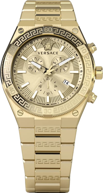 Versace VESO01424 Sporty Greca chronograaf horloge 46 mm