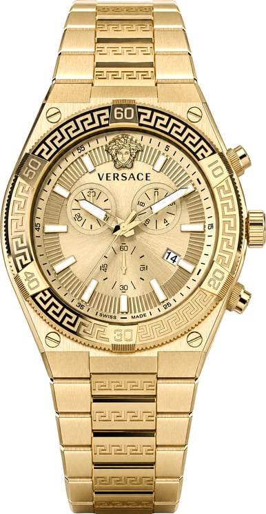 Versace VESO01424 Sporty Greca chronograaf horloge 46 mm
