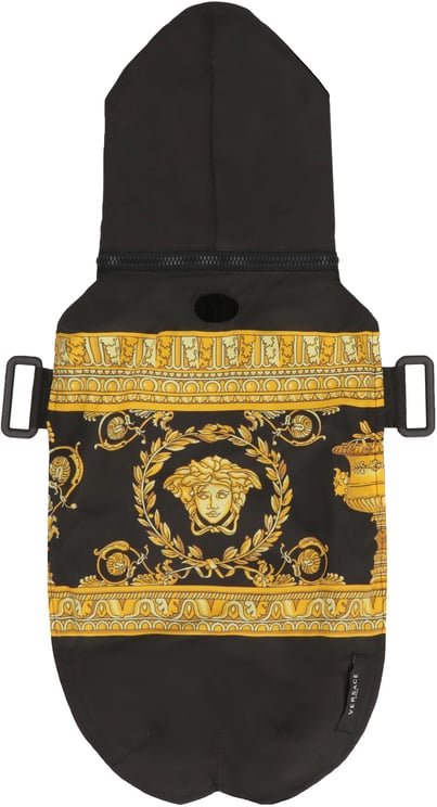 Versace Dog hooded raincoat
