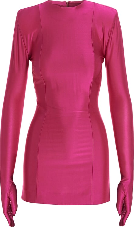 Vetements Vetements Fuchsia Viscose Short Dress