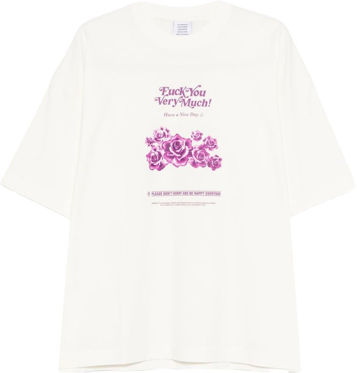 Vetements T-Shirts And Polos Beige