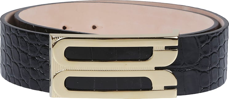 Victoria Beckham Jumbo Frame Belt Black