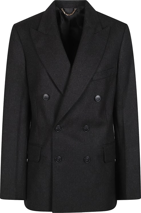 Victoria Beckham Beatrice Double Breasted Jacket Grey