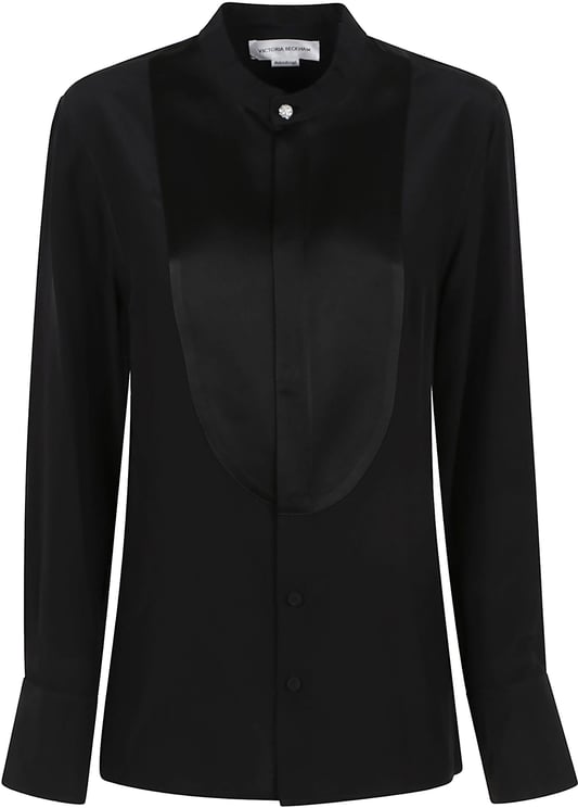 Victoria Beckham VICTORIA BECKHAM BIB DETAIL BLOUSE