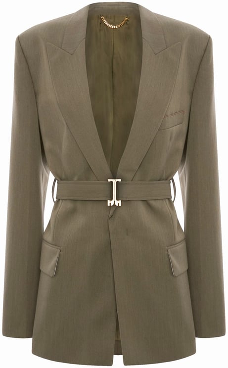 Victoria Beckham TAILORED BLAZER WITH BELT