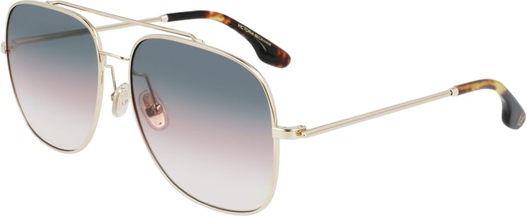 Victoria Beckham Victoria Beckham Gold Metal Sunglasses