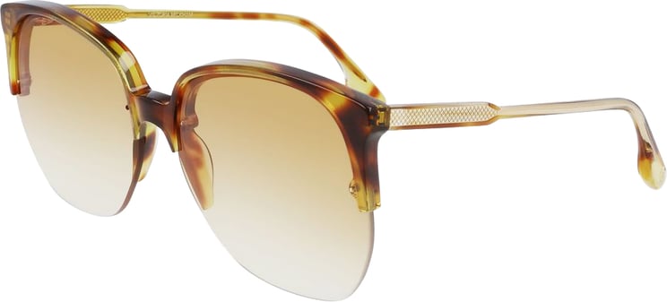 Victoria Beckham Victoria Beckham Brown Acetate Sunglasses