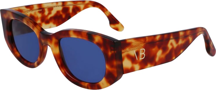 Victoria Beckham Victoria Beckham Brown Acetate Sunglasses