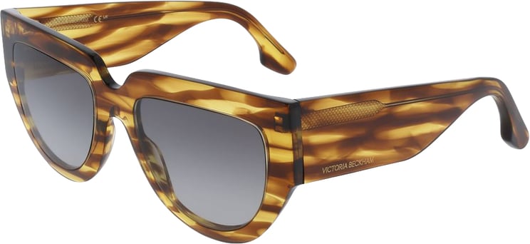 Victoria Beckham Victoria Beckham Brown Acetate Sunglasses